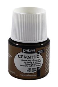 Pebeo Seramik Boyası 15 Rich Gold 45 ml