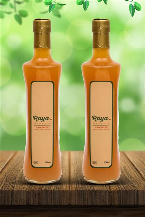 RAYA Organik Elma Sirkesi 500ml X 2 Adet