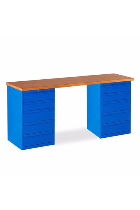 Star Çelik Çalışma Tezgahı 10 Çekmeceli Dolaplı Model 2-2130 Mm