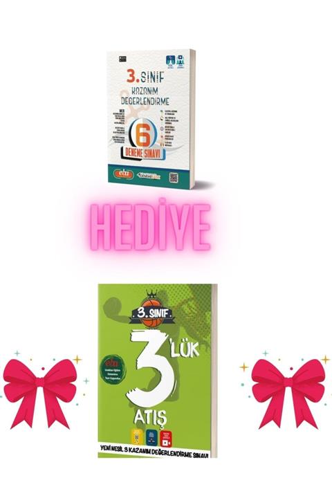 Deneme Atölyesi 3.sınıf 6'lı Kazanım Paket Değerlendirme Sınavı Yayınları