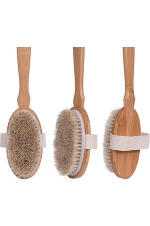 SARFEX Doğal Saplı At Kılı Selülit Fırça