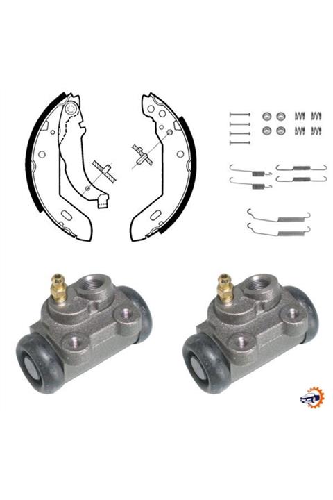 DELPHİ Fren Pabuç Kiti Arka Peugeot 205 02-83 Delphı Kp650