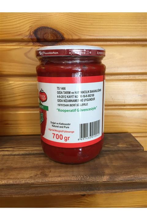 KULACA Es Küçük Esnaf Kooperatif Tatlı Biber Salçası 700 gr