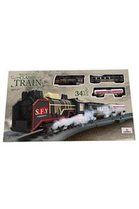 Yumurcak Oyuncak Ctoy Işıklı Pilli Sesli Tren Set 34 Parça