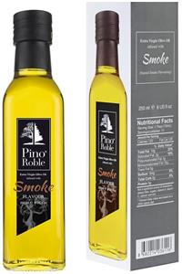 PinoRoble Tütsülenmiş Füme (SMOKED OLİVE OİL) Barbekü Sos Aromalı Soğuk Sıkım Sızma Zeytinyağı 250ml