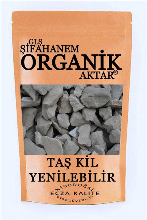 GLŞ ŞİFAHANEM ORGANİK AKTAR Kil Tane Yenilebilir Gıda Tipi Yüksek Mineralli 100gr