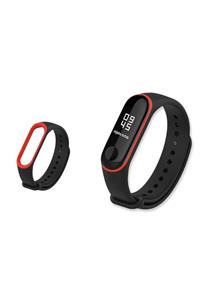 Xiaomi Mi Band 4/3 Uyumlu A Yüksek Kalite Akıllı Bileklik Kordon Kayış Antialerjik Silikon