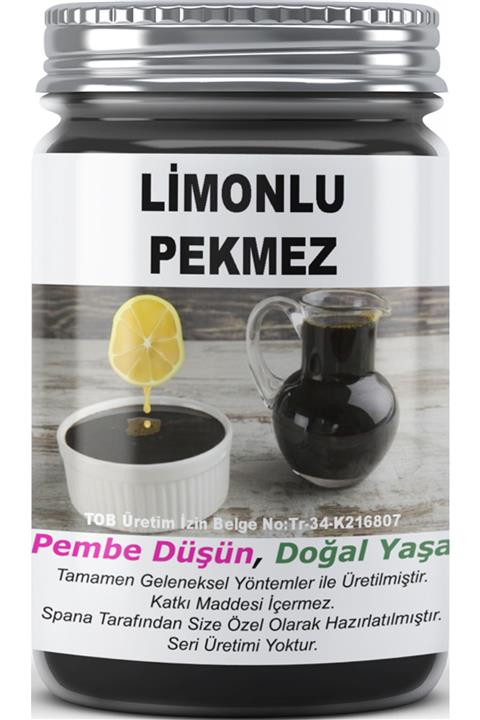 SPANA Limonlu Pekmez Ev Yapımı Katkısız 330gr