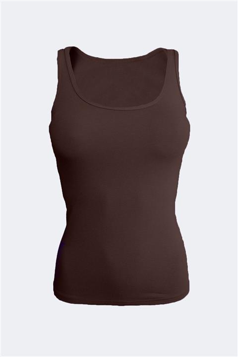 Malabadi Kahve 2 ' Li Paket 139 Kadın Kalın Askılı Atlet