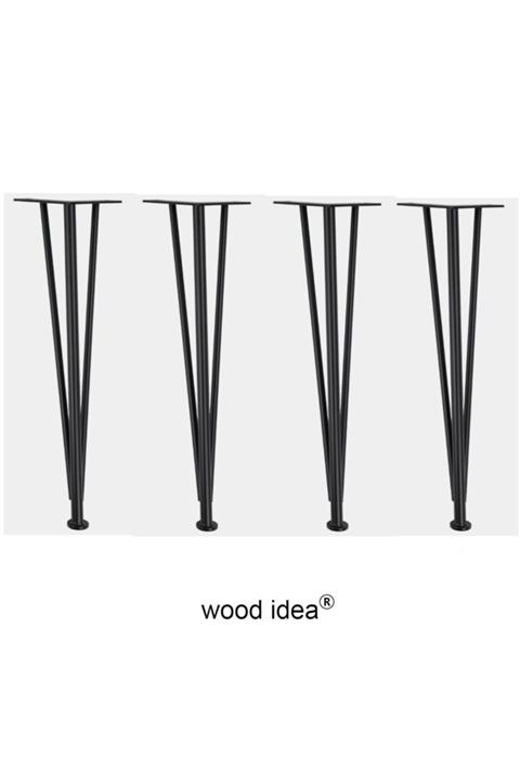 wood idea 4 Adet...vidalı Yükseklik Ayarlı...firkete Masa Ayağı.demir Masa Ayağı...masa,kütük,sehpa Demir Ayak