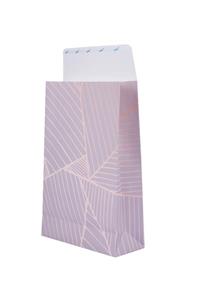 House Of Pack - Hediye Paketi - 20x30x8 Cm - Ağızı Bantlı - 10 Adet - Rose Desenli
