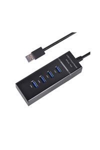 ELDEST Concord Pc Dizüstü Bilgisayar Adaptör Kablosu Çoklayıcı 4 Portlu Usb 3.0 Hub C-848