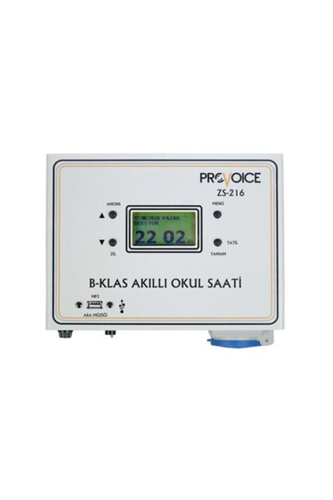 Provoice Zs-216 B Klas Usb'li Akıllı Okul Zil Saati