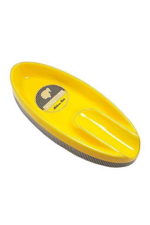 COHİBA Sarı Seramik Orta Boy Puro Küllüğü Küllük Ka95sr