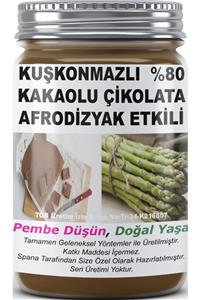 SPANA Kuşkonmazlı %80 Kakaolu Çikolata Afrodizyak Etkili Ev Yapımı Katkısız 330gr