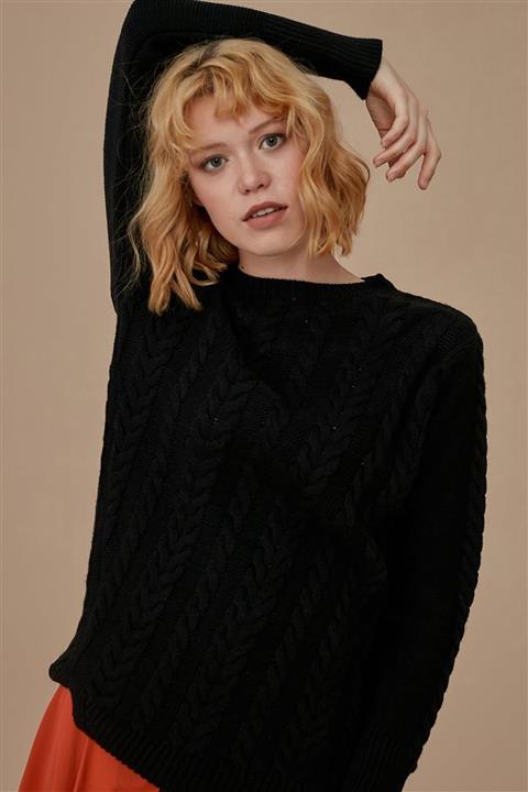 Kayra Triko-siyah Kazak -a9-trk42-12