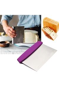 QNİAY Çelik Hamur Kesme Ve Kazıma Pasta Düzeltme Spatulası