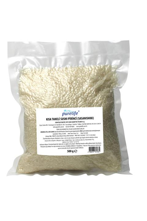 PureLife Sushi Pirinci Suşi Pirinci Sashanishiki 500g