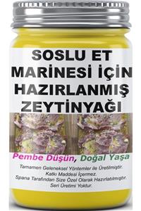 SPANA Soslu Et Marinesi Için Hazırlanmış Zeytin Yağı Ev Yapımı Katkısız 500 ml