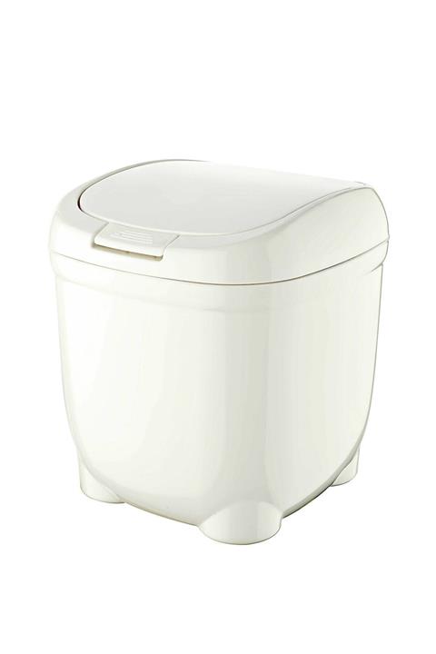 LAUREL DREAM Çöp Kovası Kapaklı Press It 4 Lt - Beyaz