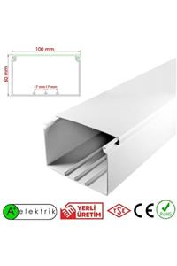 A Plus Elektrik 100x60 Mm Beyaz Bantsız Kablo Kanalı