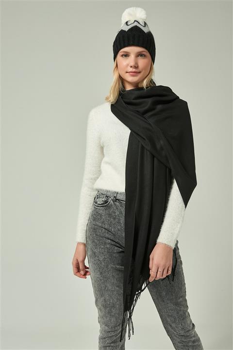 YLondon 12311 Siyah Şal