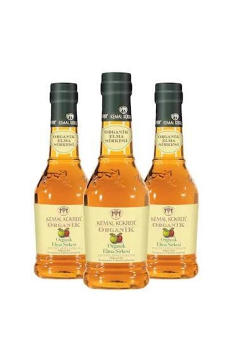 Kemal Kükrer Organik Elma Sirkesi 500 Ml 3'lü Paket