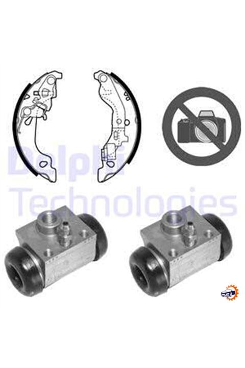 DELPHİ Fren Pabuç Kiti Arka Fıat Punto. Punto Van 07-99 Delphı Kp1067