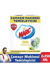 Marc Çamaşır Makinesi Temizleyici Limon Ferahlığı 2x250 ml