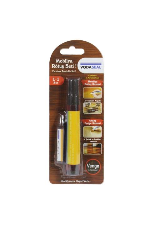 Vodaseal Mobilya Rötuş Seti Çizik Çatlak Kapatıcı Venge Ahşap Dolgu Kalemi
