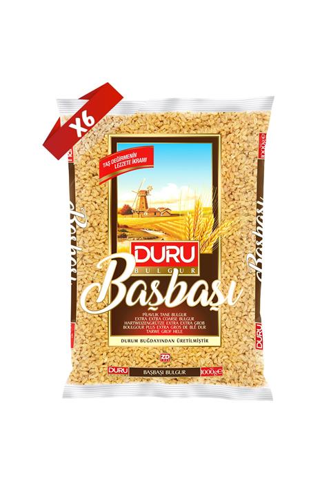 Duru Bulgur Komşuma Başbaşı X6 Adet 1 Kg Başbaşı Bulgur