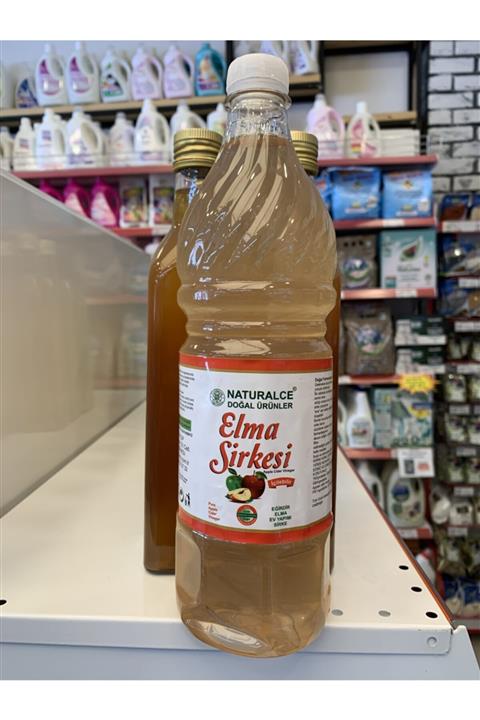 ORGANİK KATKISIZ DÜNYAM Naturalce Elma Sirkesi 1 Lt. Eğridir Elma Ev Yapımı Gimdes Helal Sertifikalı