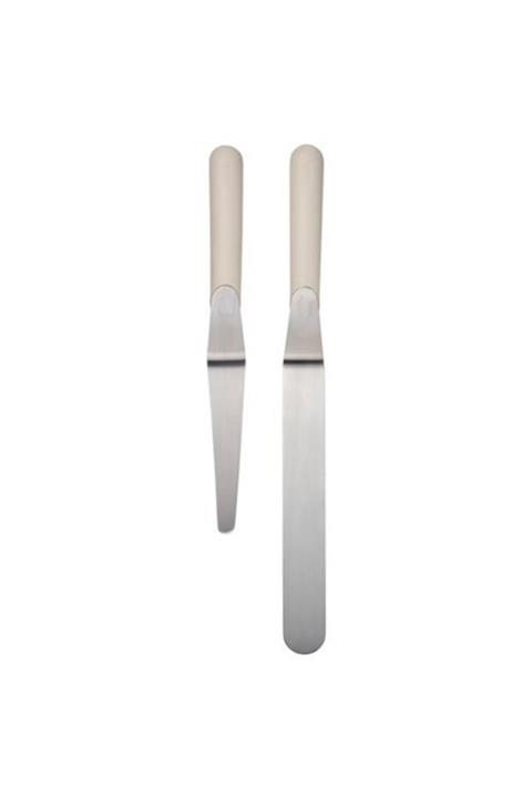 GBG Spatula 2 Li Set Pasta Kek Spatulası Krema Açılı Spatula Kaliteli Ikea