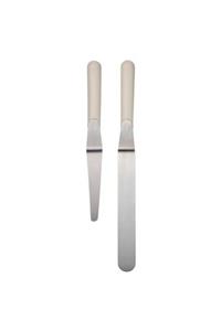 GBG Spatula 2 Li Set Pasta Kek Spatulası Krema Açılı Spatula Kaliteli Ikea