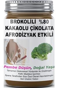 SPANA Brokolili %80 Kakaolu Çikolata Afrodizyak Etkili Ev Yapımı Katkısız 330gr