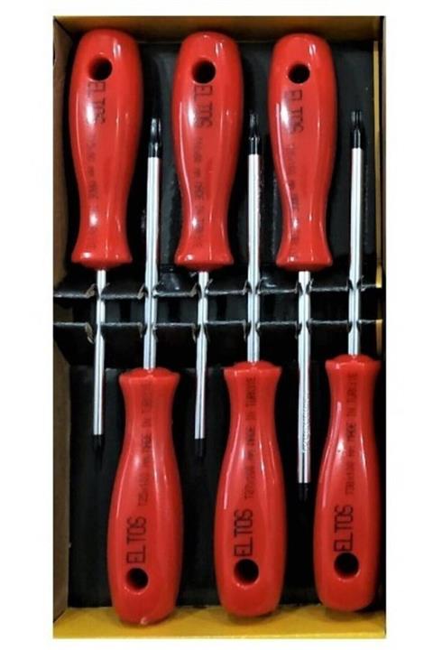 Eltos Tork Tornavida Seti 6lı /yapıtaşı Kalitesi