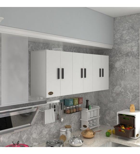 Kenzlife hazır mutfak nonus byz 060*150*32 mutfak banyo dolabı kapaklı raflı