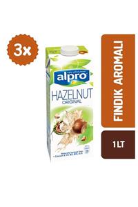 Alpro Fındık Sütü 1 Lt X 3 Adet