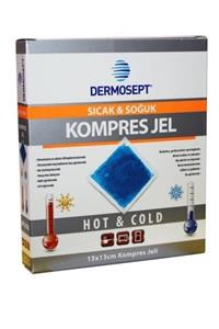 DERMOSEPT Sıcak Soğuk Termo Jel Kompres Buz Jel 4 Adet: 13x13