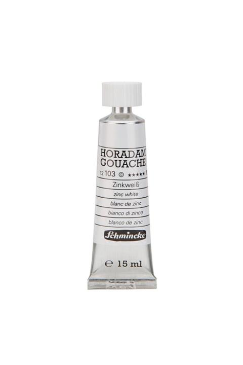 Schmincke : Horadam Gouache : Artist Guaj Boya : 15 Ml : Seri 1 : 103 Zinc White