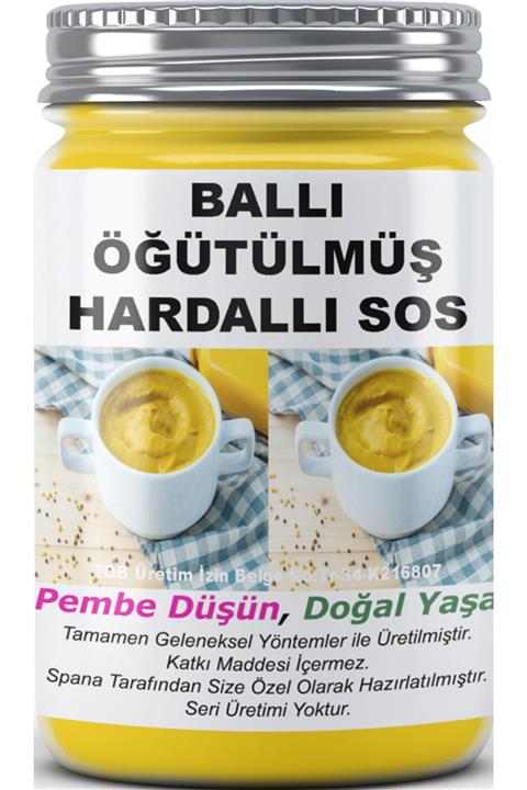SPANA Ballı Öğütülmüş Hardallı Sos Ev Yapımı Katkısız 330gr