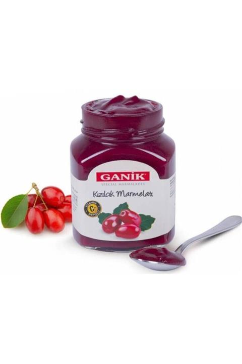 Ganik Cam Kavanoz Kızılcık Marmelatı 350 gr