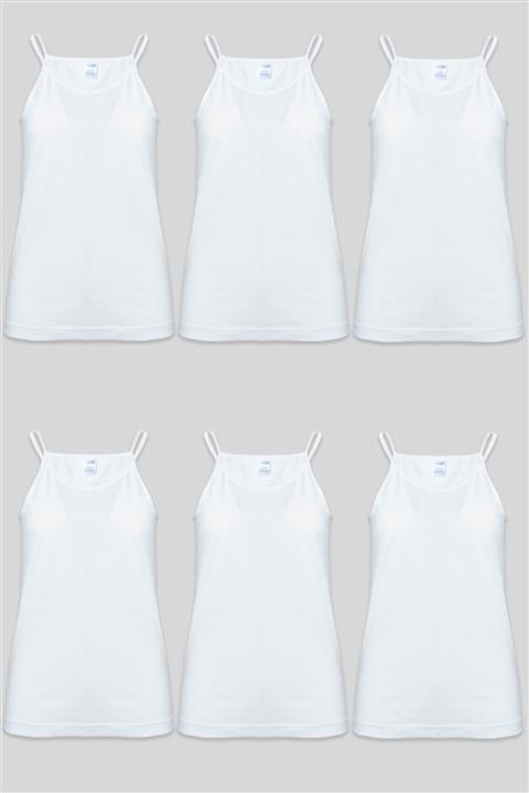 Smart Kadın 6 ' Lı Pamuklu Biyeli Ip Askılı Atlet