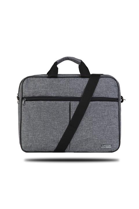 Classone Gri 15,6 inç Uyumlu Laptop Notebook El Çantası BND304