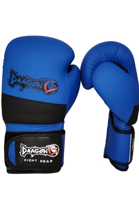 Dragon Mavi Kick Boks Eldiveni