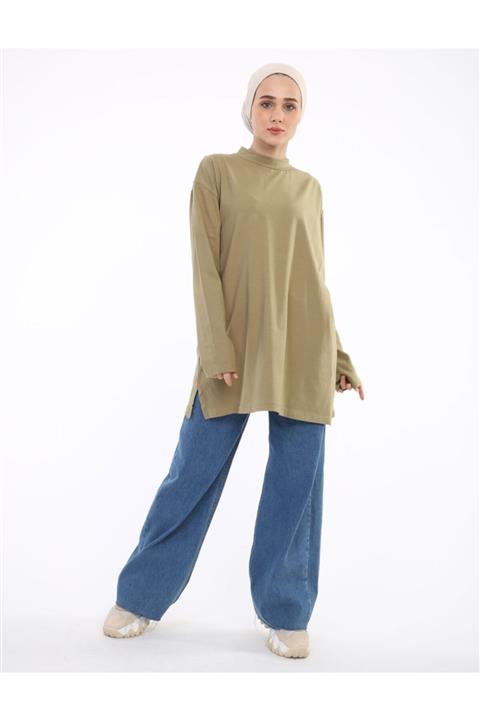 SİNDAL Basic Tunik 4-4056 - Yeşil