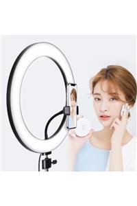 ŞİVO TİCARET Ring Light 10 Inç Tripot Ayaklı Makyaj Selfie Led Işığı