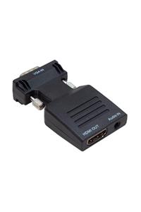 Powermaster Audıo Çıkışlı Vga To Hdmı Çevirici AdaptörPm-4276