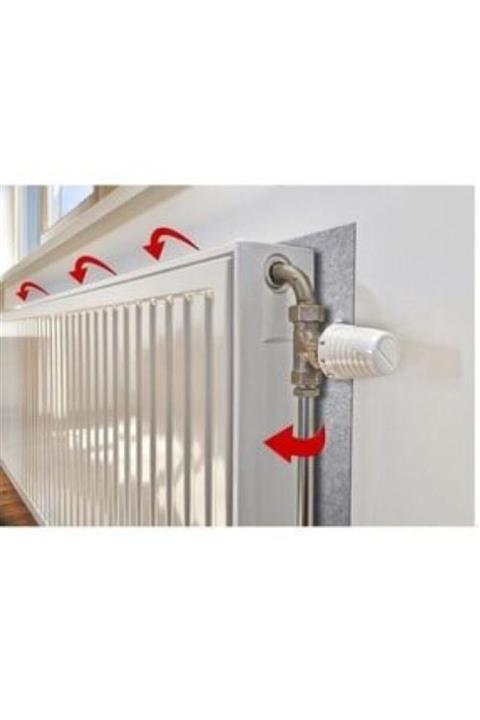 Auracar 6 Adet Kalorifer Arkalığı Petek Arkası Alüminyum Folyo Isı Yalıtım Levhası