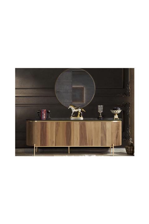 CaddeYıldız Mood Ceviz Gold Konsol